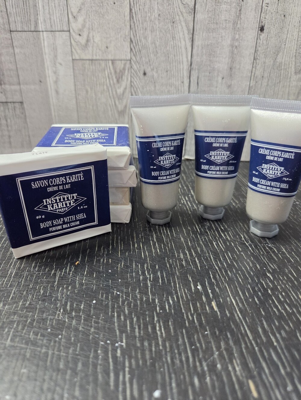 Intuit Kretit White Shea Body Cream & Soap Travel Set